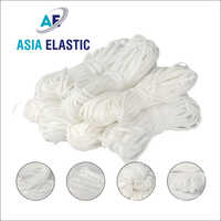 2.4mm Polyester Mask Elastic Band - Color: White