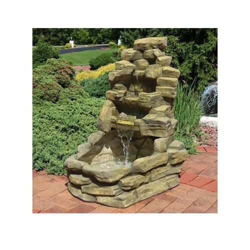 Indian Marble Stone Water Falls Outdoor Fountain