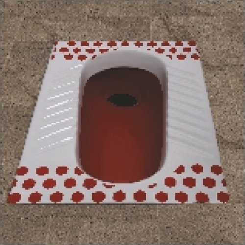 Durable 20 Inch Orisa Pan Stand Printed Double Color Indian Toilet Seat