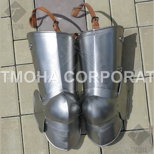 Medieval Wearable Leg Set Closed poleyns ML0009