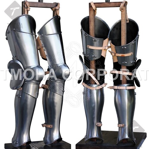 Medieval Wearable Leg Set Avant armour legs ML0010