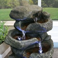 Rocks Tabletop Marble Water Fountain