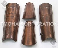 Medieval Wearable Leg Set Spartan Arm and Leg Guards (Copper Finish) ML0015