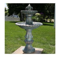 Tiered Garden Water Fountain Decor
