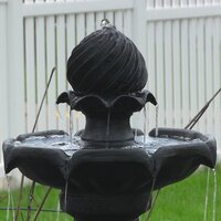Tier Solar Outdoor Water Fountain for Garden