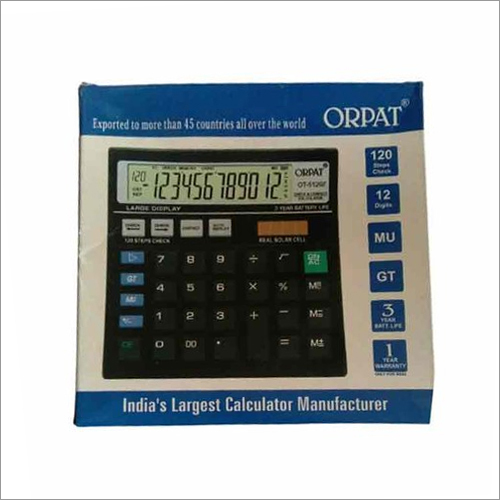 Orpat Calculator - Plastic Construction, Battery Powered Usage | Warranty Supported for Reliable Calculation