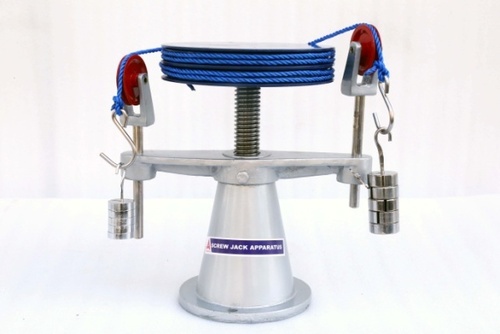 Screw Jack Apparatus With Weights