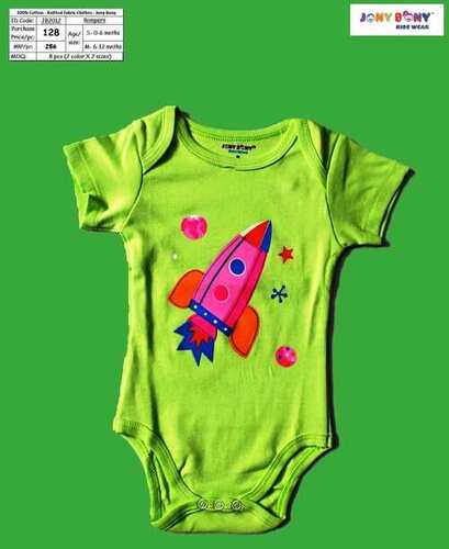 Baby Romper - 100% Cotton Size M/S Mixed Colors Full Sleeves Printed Modern Design Washable Ideal for Summer Wear Girls' Fashion