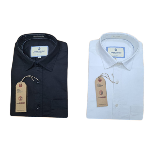 Mens Formal Wear Shirt - Cotton, Full Sleeves, Available in Multiple Sizes & Colors | Washable Design, Ideal for All Occasions