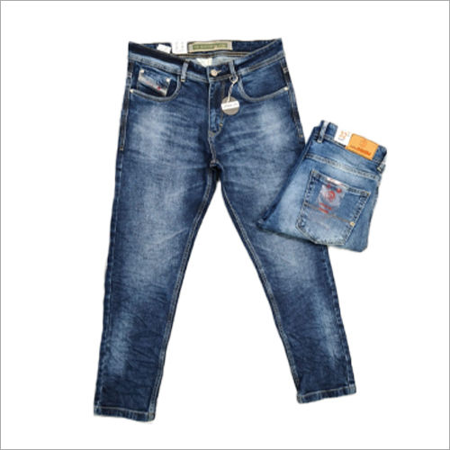 Blue Mens Denim Jeans D Pocket