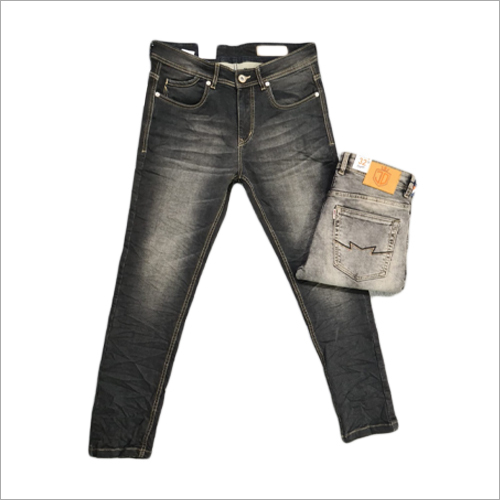 Washable Black Denim Jeans