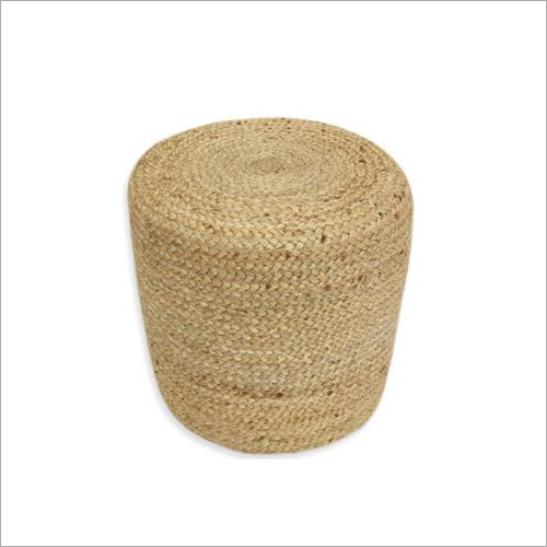 IRCJ89 Jute Braided Poufs