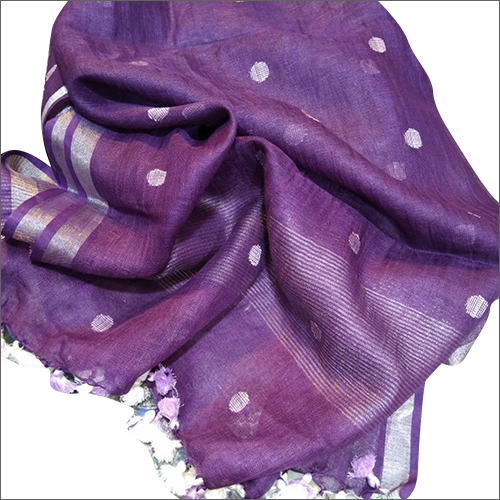 Linen Dupatta - Modern Design Quick Dry Purple Color | Fashion Meets Comfort for Every Occasion