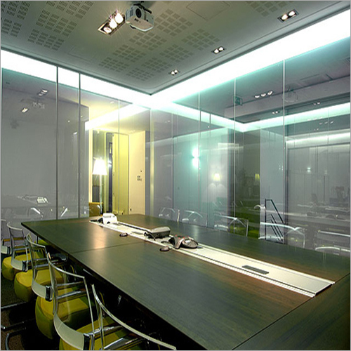 Conference Table - Wood & Iron, Modern Black Finish, Non-Folding Design