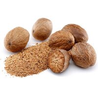 Nutmeg Spice - Organic Whole Nutmeg, Natural Brown Color | Therapeutic Aromatic Properties For Stress Relief And Relaxation