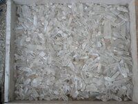 high quality crystal clear glass chips for decoration and micro art work resin art used premium glass