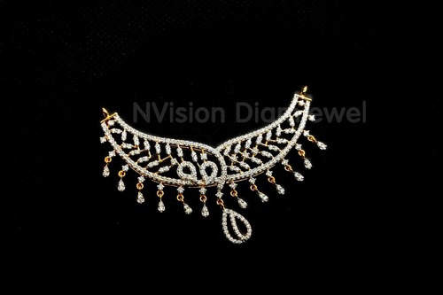 Natural Diamonds Fancy Dangling Mangalsutra Without Chain