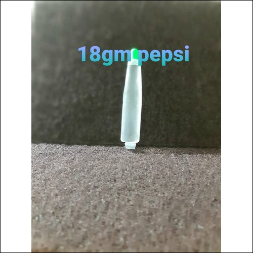 18 Gram Plastic Chuna Tube And Caps - Color: Transparent