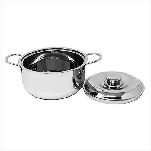 Silver Steel Hot Pot Casserole