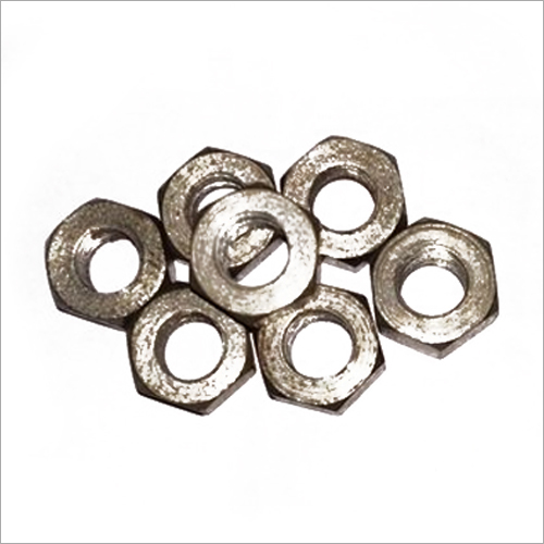 Steel Light Nut - 1/2 Inch, Hex Steel Fastener | Polished Surface, Abrasion and Corrosion Resistant for High Wear Applications