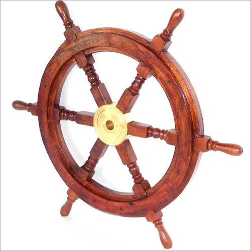 Wooden Ship Wheel