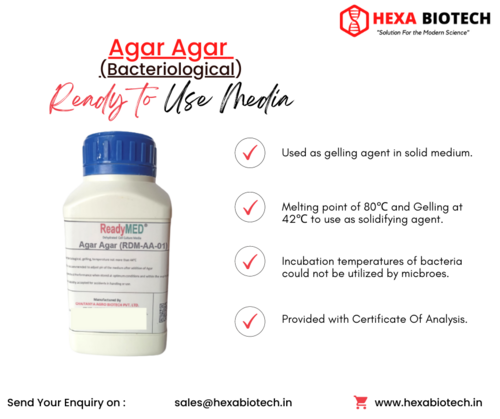 Agar Agar Powder Bacteriological (RDM-AA-01)