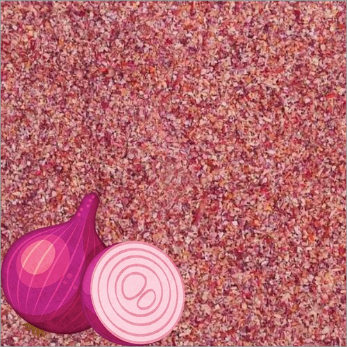 Dehydrated Pink Or Red Onion Minced Chopped