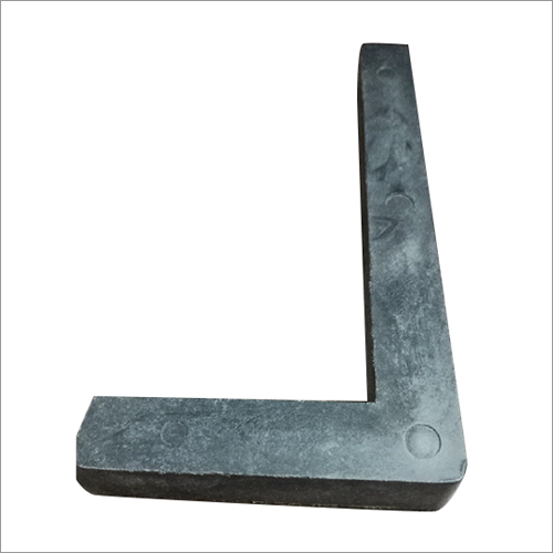 PVC Door L Corner - 3x7 Inch | Rigid Black PVC, L Shape Design