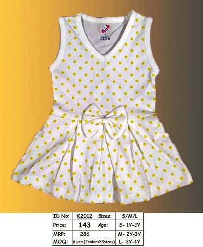 100% Cotton Girl Frock and Pant - Size S, M, L | Age Group 1-4 Yrs, Washable, Printed Pattern, Short Sleeves, Modern Style for Summer