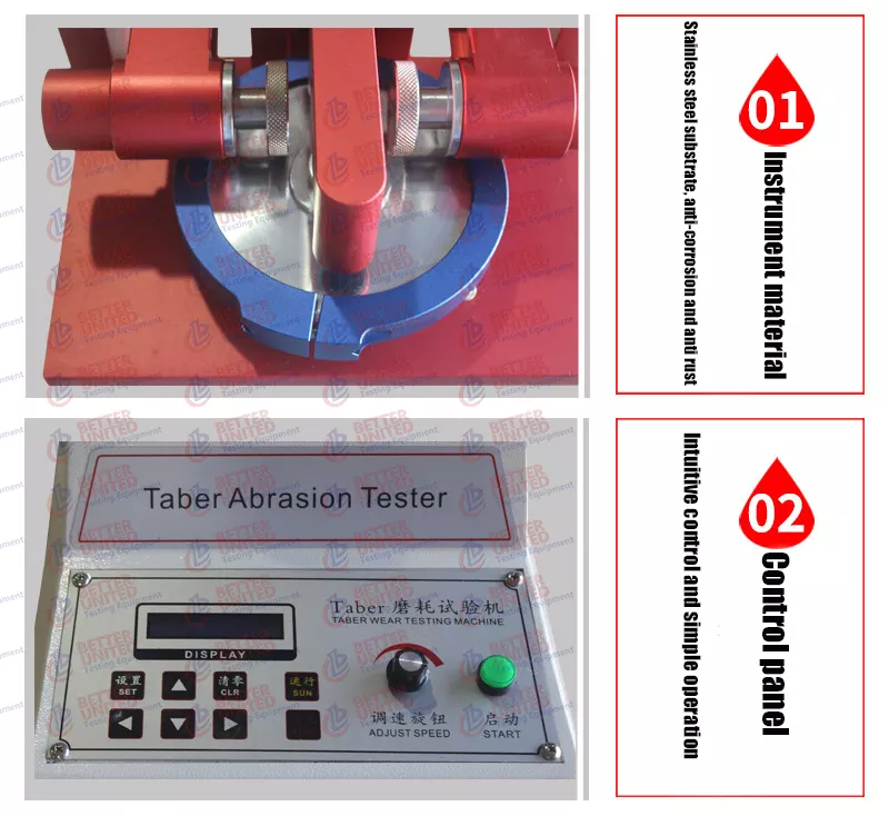 Fabric Taber Abraser Preis/ Leather Abrasion Resistance Tester/ Taber Abrasion Tester