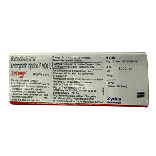 Zyrop 4000mg injection