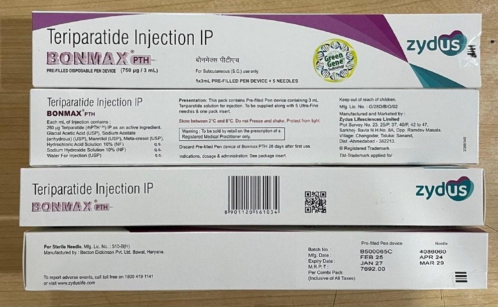Bonmax Pth 750 Mg Injection - Physical Form: Liquid