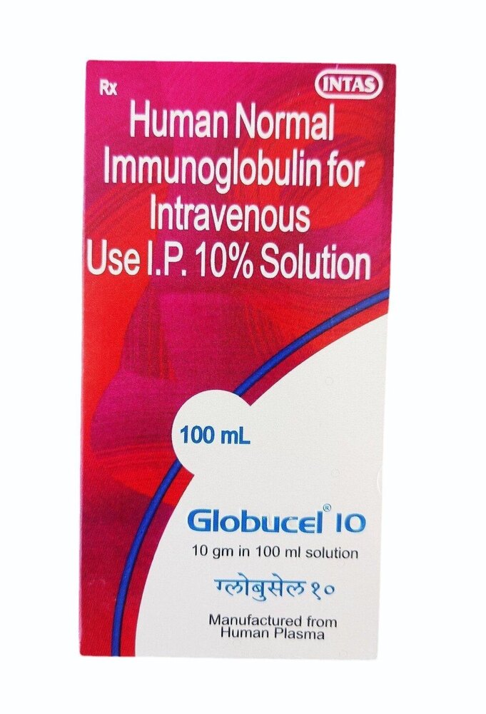 Globucel Human Normal Immunoglobulin 10% 100 Ml Injection - Physical Form: Liquid