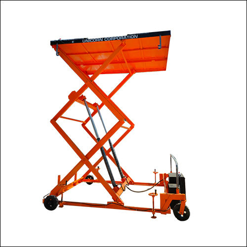 Hydraulic Scissor Lift Table - Steel Material , Industrial Usage , Scissor Structure