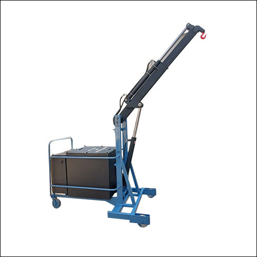 Hydraulic Battery Operated Floor Crane Application: Outdoor Yard