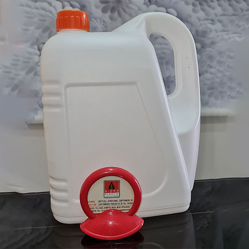 White 5Ltr Chemical Liquid Plastic Can