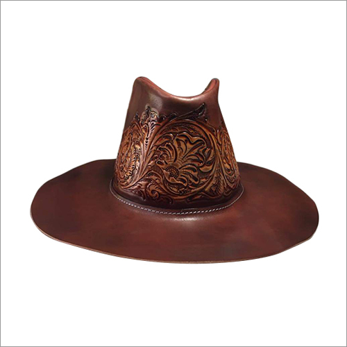 Leather Hat For Horse Riding