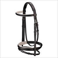 Leather Horse Bridle - Leather Material, Available In Various Sizes, Black Color | Weatherproof And Ideal For Horse Riding
