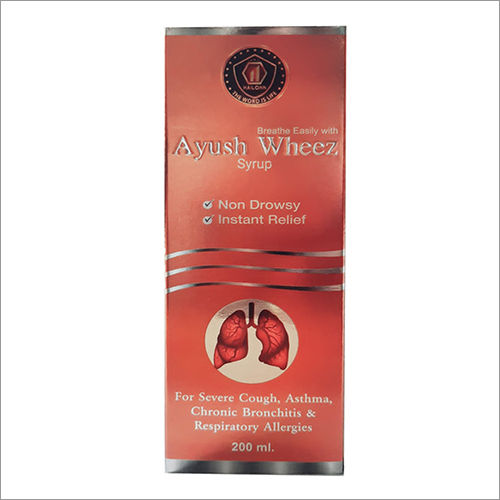 200 ML For Severe Cough Asthma Chronic Bronchitis And Respiratory Allergics Syrup