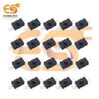 Black color KAN-28 8mm metal plates 1A 30V SPST self locking tactile switches