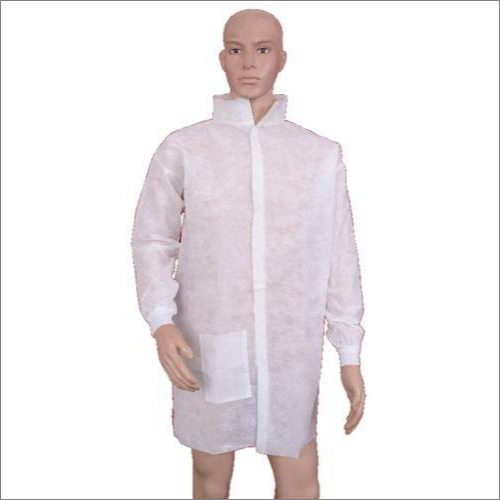 White Disposable Lab Coat