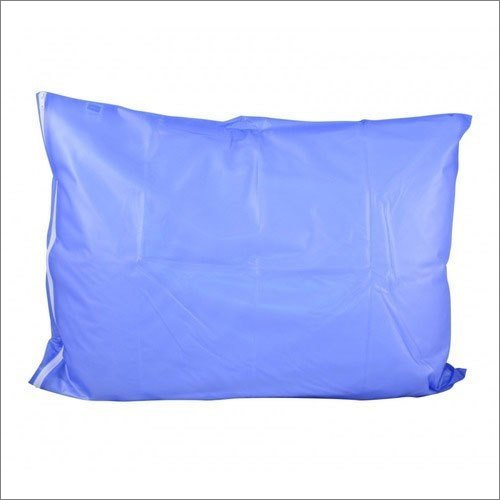Blue Fabric Disposable Pillow Cover