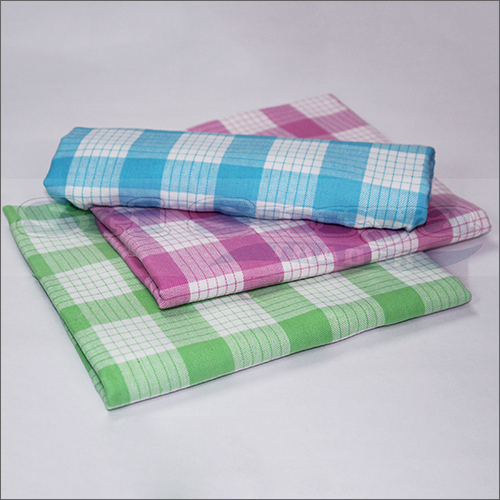Checked Design Bath Towel - 100% Cotton, 91x182 cm, Multicolor | Soft Texture, Quick Dry, High Water Absorbency, Customizable Size & Color