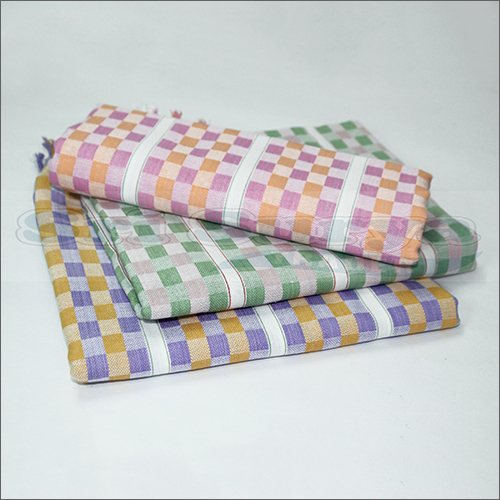 Satin Check Bath Towel - 100% Cotton, 30x60 Inches, Multi-color Variants | Soft Touch, Quick Dry, Yarn Dyed, Customizable Size & Logo