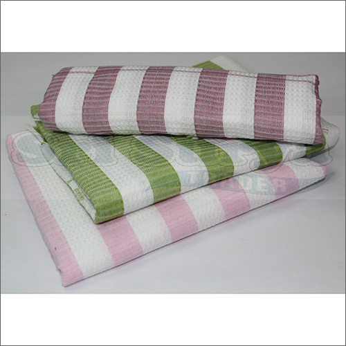 Stripes Cotton Bath Towel - 100% Cotton, 30x60 Inches (Customizable) | Soft Touch, Quick Dry, 6 Color Variants, Rectangle Shape