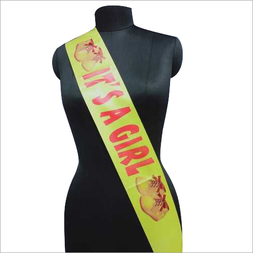 Its A Girl Ribbon - Color: Multicolor