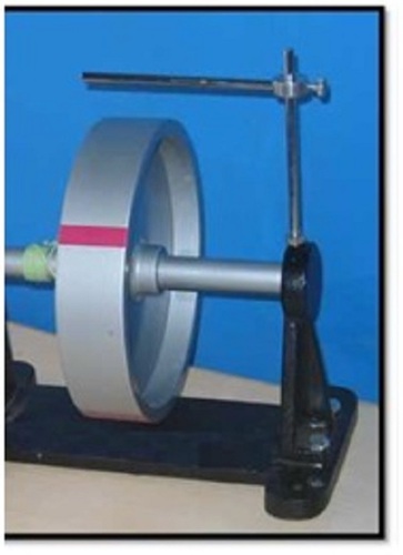 Moment of Inertia of Flywheel 25 cm With Weights