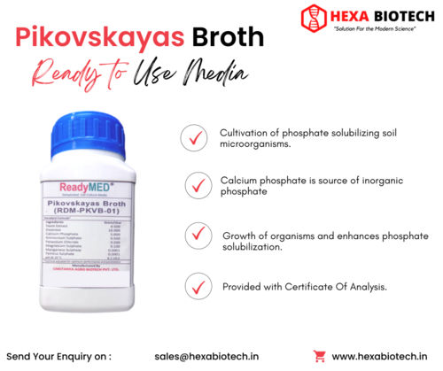 Industrial Lab Chemicals Pikovskayas Broth (Rdm-pkvb-01)