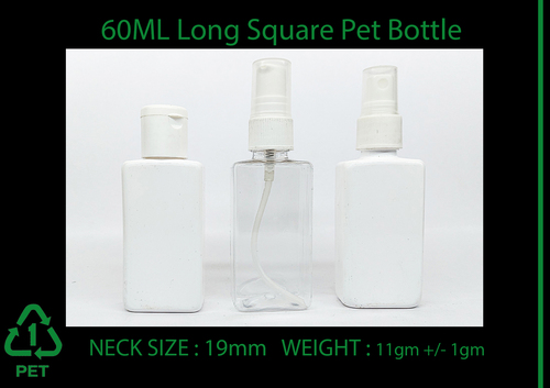 60ml long square bottle
