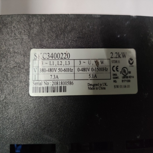 CONTROL TECHNIQUES SKC3400220  FREQUENCY INVERTER AC DRIVE